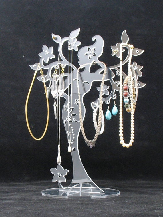Jewelry Tree Lady Clear Acrylic Etsy Ireland