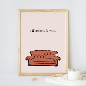 SET of 7 | Friends Quotes | Printable Wall Art | Friends Posters | Friends Minimalistic | Funny Quotes Posters