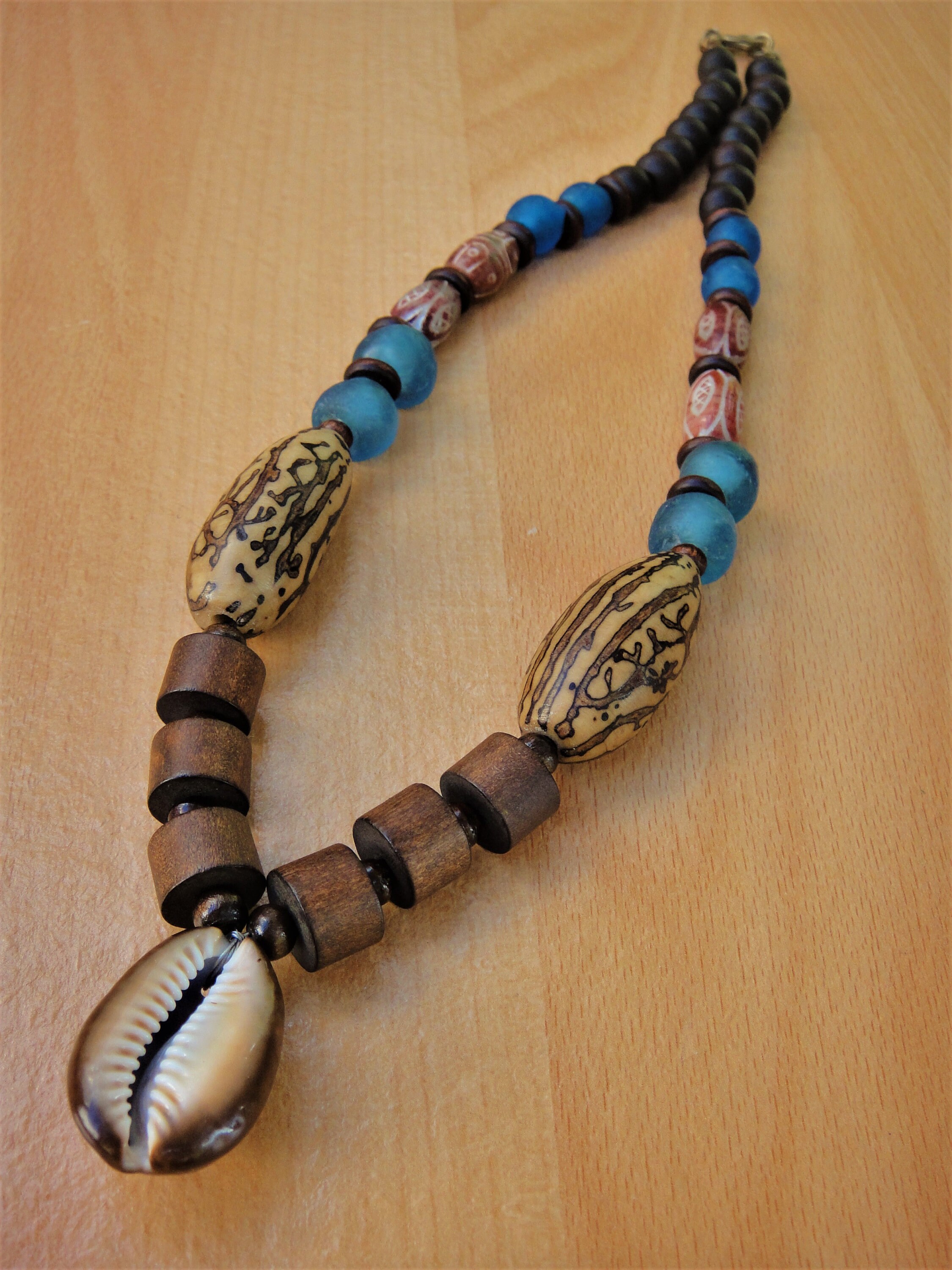 ネックレス・ペンダント Wild craft / Tribal necklace Big Tribal Necklace With Kuchi Prayer Box Pendant and Metal