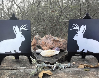 Jackalope Metal Art