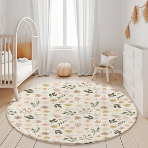 Teppich für Mädchenzimmer geblümter Teppich für Mädchen