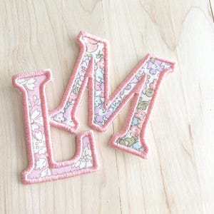 Letter Applique Fabric Letter Patch for DIY Craft Iron on Liberty ...