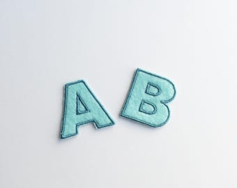 Felt Letter Applique Felt Patch Iron On Varsity Letters for Clothing Felt Accent Letter Monogram School Spirit Squad Patch Custom Design