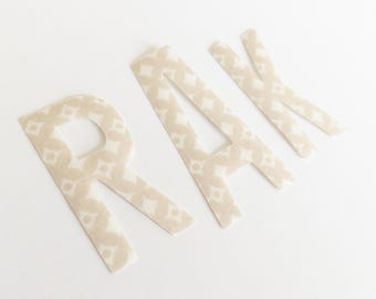 Monogramme fer sur tissu personnalisé monogramme initial personnalisé fer sur écusson initial tissu personnalisé fer sur écusson monogramme pour projet de bricolage