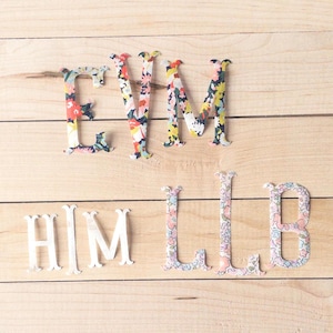 Iron on monogram custom initial applique personalized monogram iron on patch initials custom fabric iron on monogram patch for DIY project