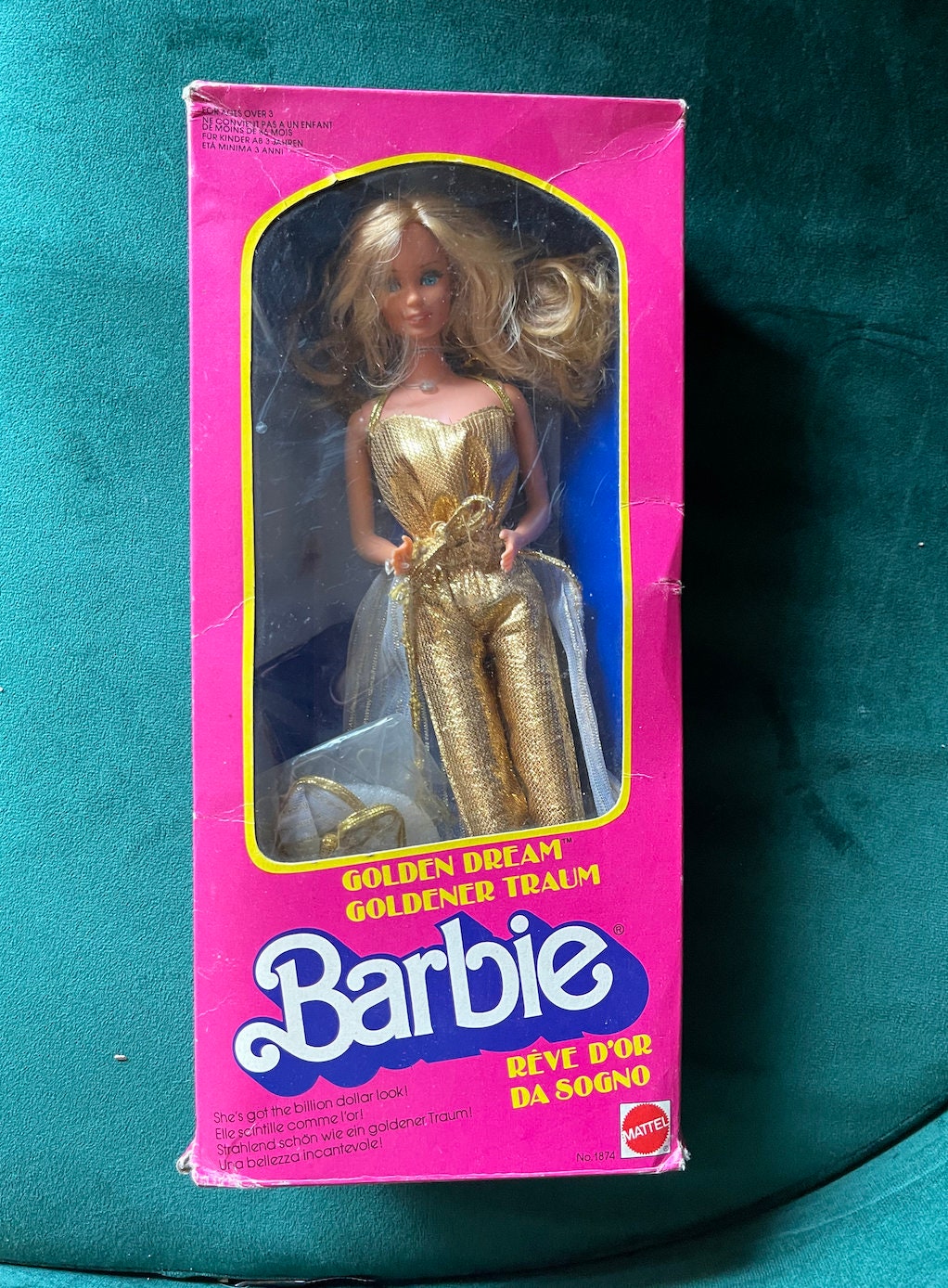 Barbie golden dream 1980 hot sale