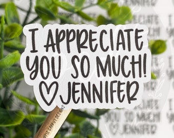Appreciate Thank You Card - Etsy
