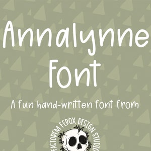 Annalynne-lettertype, handgeschreven lettertype, handgeschreven lettertype, aangepast lettertype, eigenzinnig lettertype, leuk lettertype, OTF-lettertype