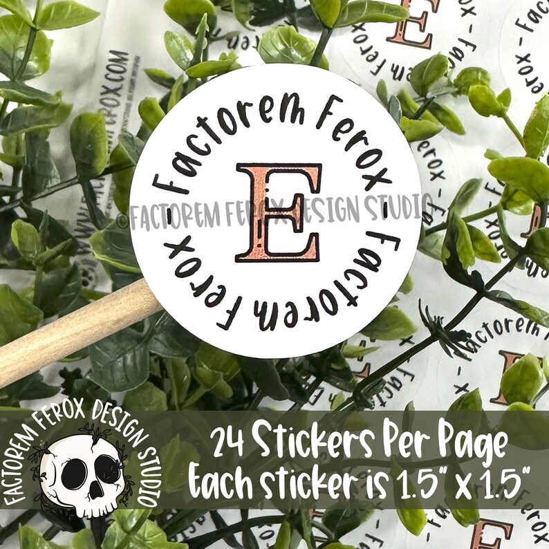 Etsy Sticker, Social Media Sticker, Small Business Sticker, Small Shop, Etsy Shop Sticker, Etsy Supplies, Handmade Shop, Packaging image 2