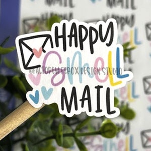 Happy Smell Mail Sticker©, Wickless Mail, Wax Melt, Candle, Scented Mail, Scent Mail, Small Shop, Small Business, Handmade Shop, Wax Candle