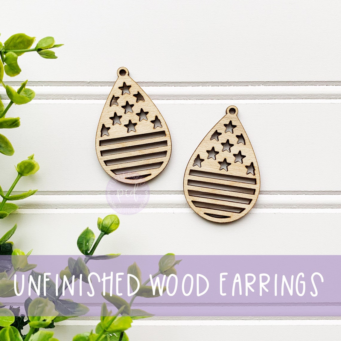 Wooden Earring Blanks Unfinished Earrings DIY Earrings Etsy