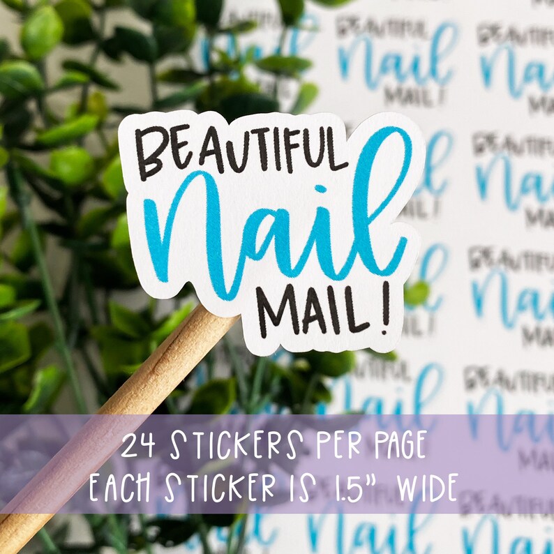 Nail Mail Nail Sticker Nail Packaging Nail Polish Etsy