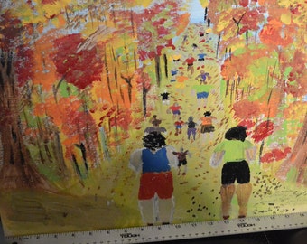 Painting, Autumn  16 x 20 inches acrylic painting