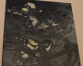 Painting, Fluid Art  10 x 10"