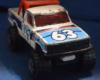 1981 Matchbox 4x4 Open Back Truck, 63, Mudrunner truck