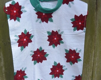 bib made from re purposed towel, handmade, greatcyclechallenge, familyblessingco
