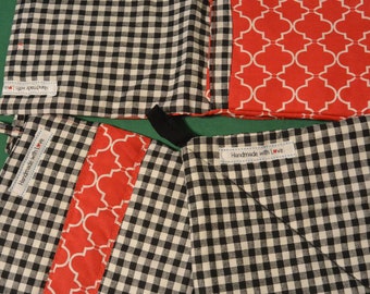Potholders set  double potholder and 2 potholders, handmade FamilyBlessingCo