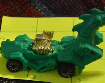 1987 Green Dragon Hotwheels, Radzilla, movable head