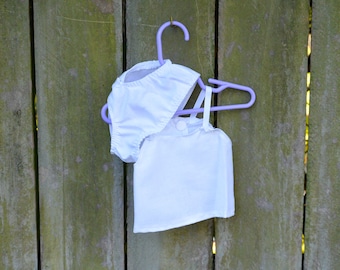 Doll underwear for 18" popular size dolls, camisole and panties Homemade FamilyBlessingCo