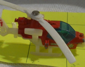1985 Mission Helicopter Matchbox