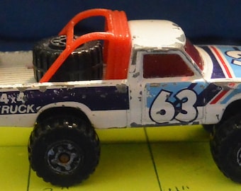 1981 Matchbox Open Back Truck, Matchbox race truck 63 (B)