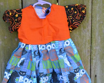 Doll Clothes Homemade Doll dress Halloween for 18" doll FamilyBlessingCo