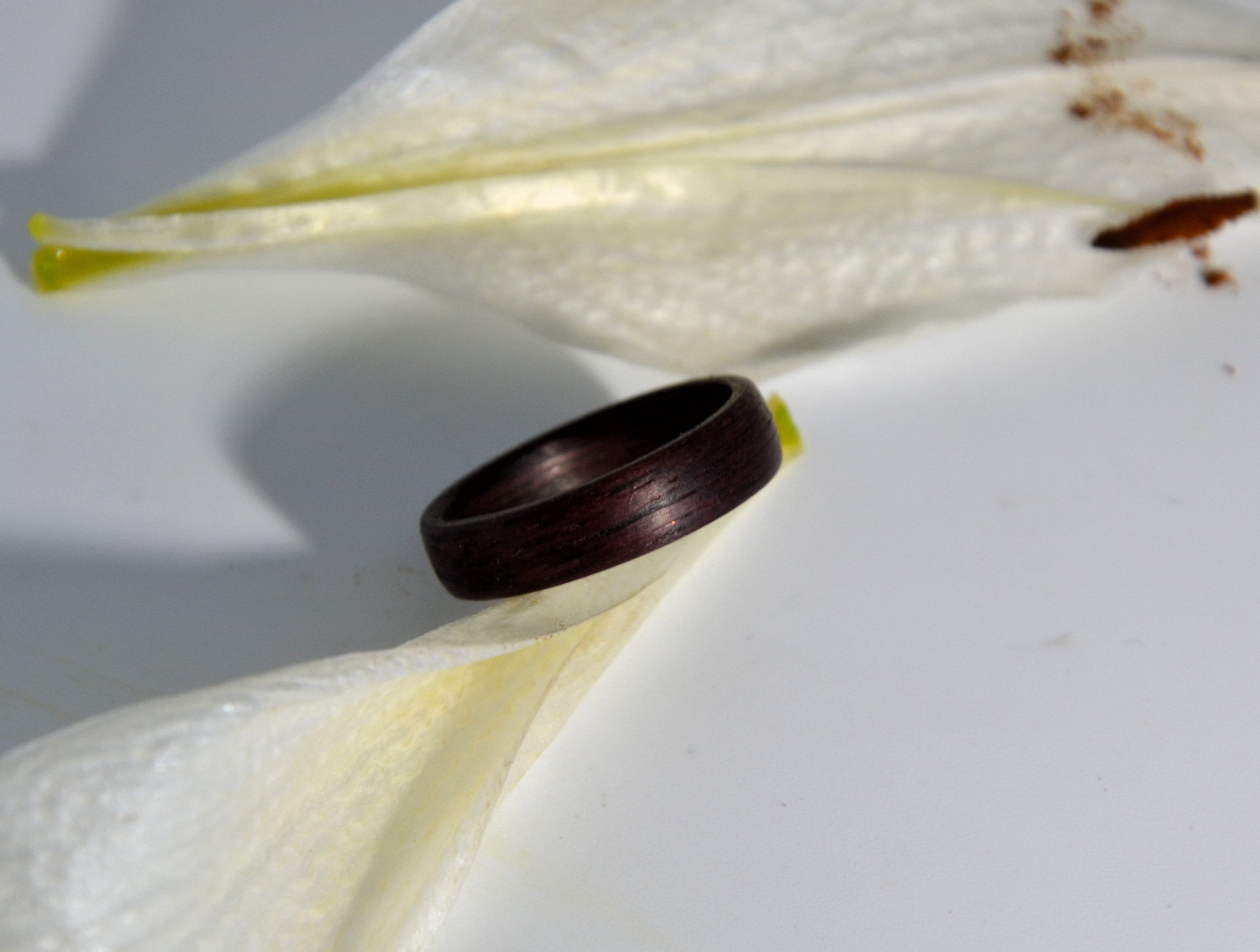 Wooden ring, wedding ring, bentwood ring, handmade jewelry, wedding, bentwood rings, amaranth ring
