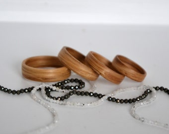 Wooden ring, wedding band, bentwood ring, handmade jewelry, wedding, bentwood rings, oak ring