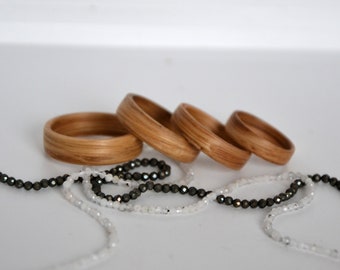 Holzring, Ehering, Bugholzring, handgefertigter Schmuck, Hochzeit, Bugholzringe, Eiche