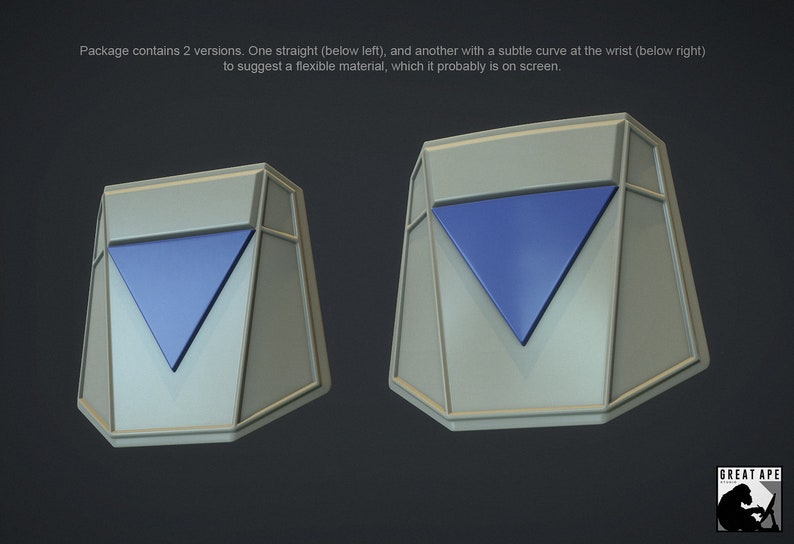 Hand plate armor /'The Mandalorian/' digital 3D model download