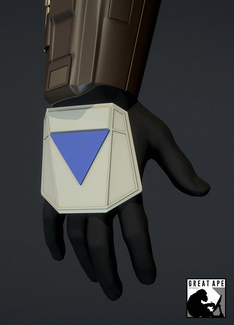 Hand plate armor /'The Mandalorian/' digital 3D model download