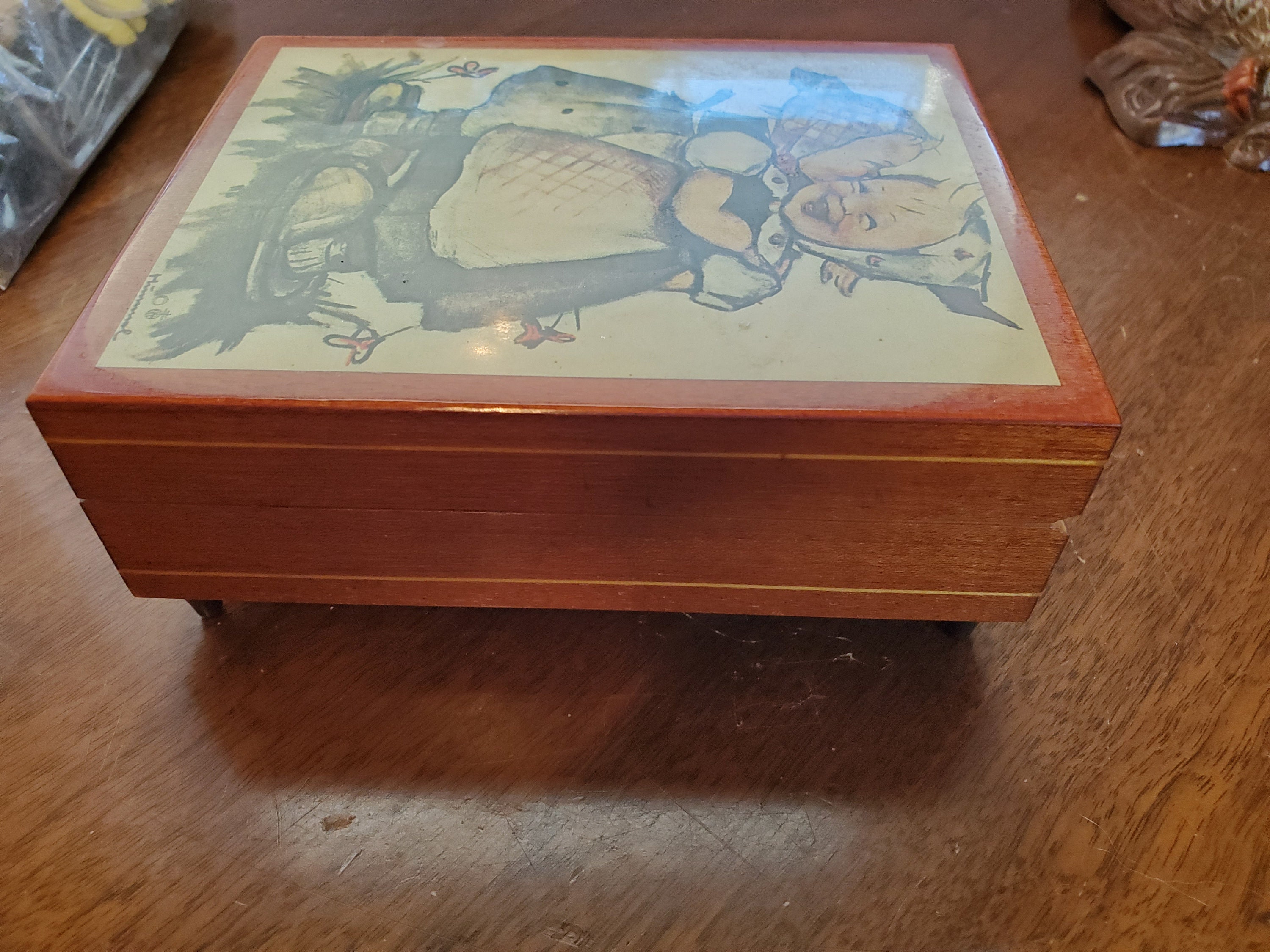 VINTAGE ORIGINAL SM Hummel Wooden Music Box Dr. Zhivago Made Etsy