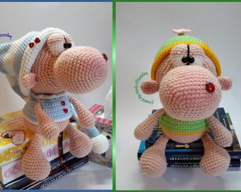 Crochet pattern cuddle buddies, amigurumi