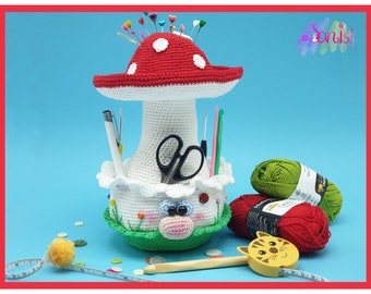 Crochet pattern Little Helper Mushroom