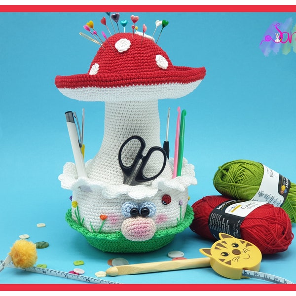 Crochet pattern helper mushroom