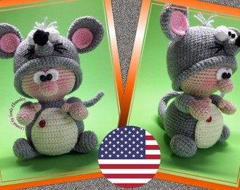 crochet pattern mouse