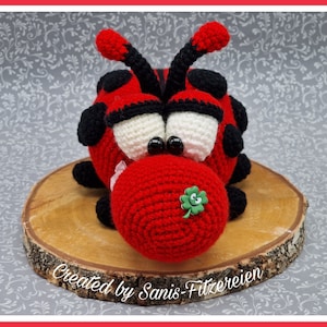 Crochet Pattern Cuddly Ladybug