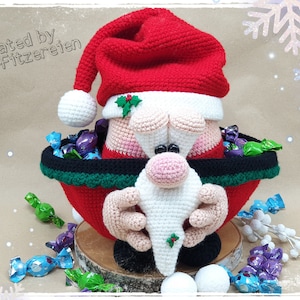 Crochet pattern "Fill me - Santa Claus"