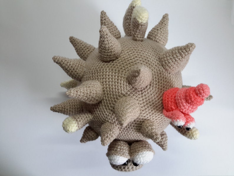 Crochet pattern porcupine fish puffi, amigurumi image 4