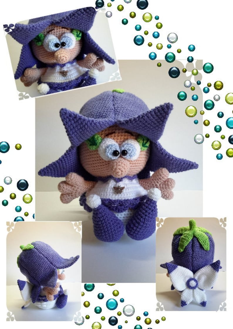 Häkelanleitung Elfe Glöckchen, Amigurumi Bild 1