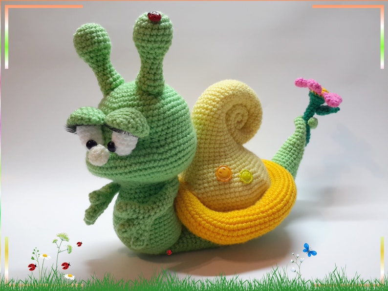 Schneckchen und die Pommelis, Amigurumi Bild 2