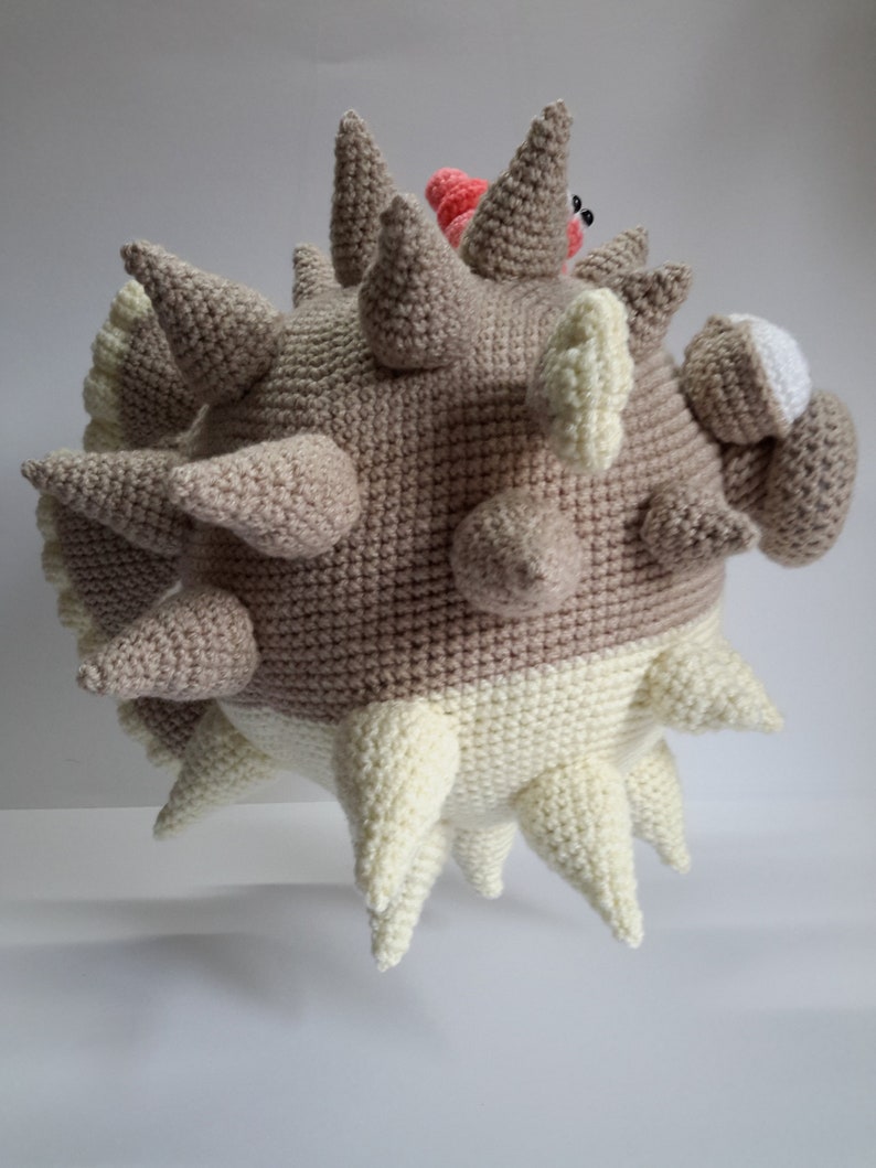 Crochet pattern porcupine fish puffi, amigurumi image 3