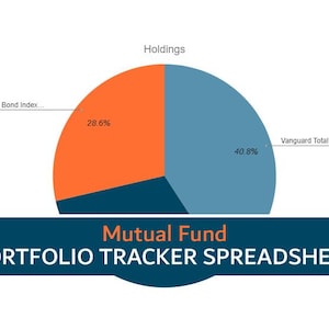 Portfolio Tracker Spreadsheet for ETFs, Index and Mutual funds. Google Sheets