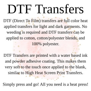 Colorful Christmas DTF Transfers, Direct To Film, Custom DTF Transfer, Ready For Press Heat Transfers, DTF Transfer Ready To Press, 4749 image 3