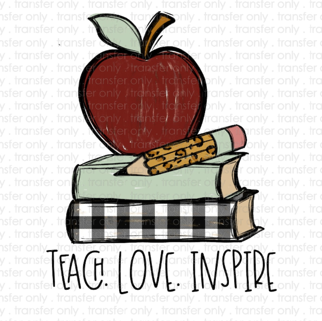 Teacher SUBLIMATION Transfer Ready to Press SUBLIMATION Etsy