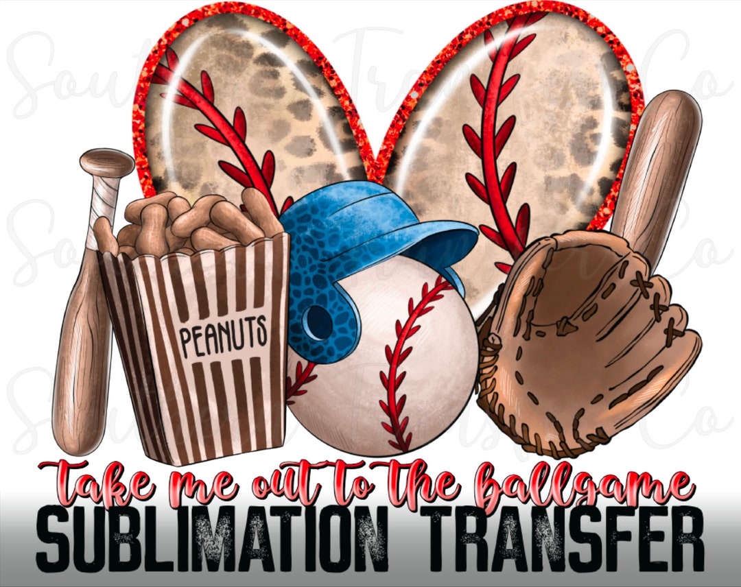 Baseball SUBLIMATION Transfer Ready to Press SUBLIMATION - Etsy