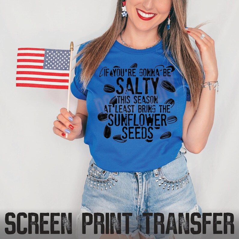 SCREEN PRINT Transfer Screen Print Transfers Ready for Press Etsy