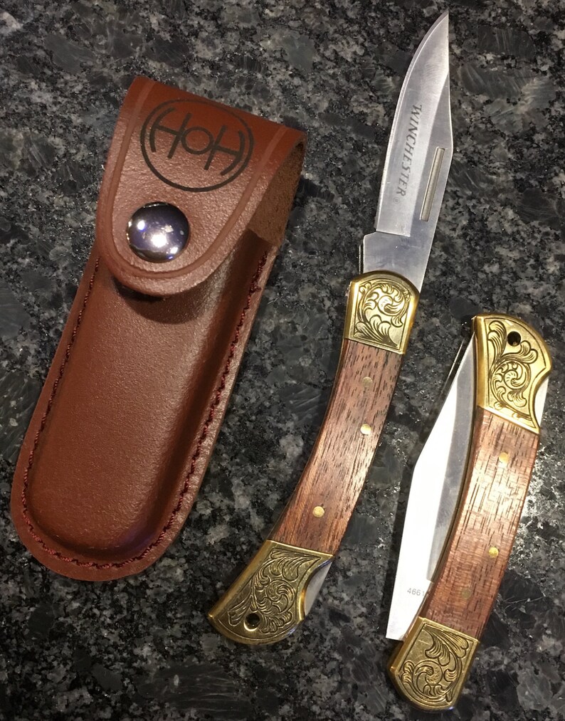 Hand Engraved Brass Bolster Knife Etsy