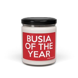 Busia Of The Year Scented Soy Candle - Polish Grandma Gift