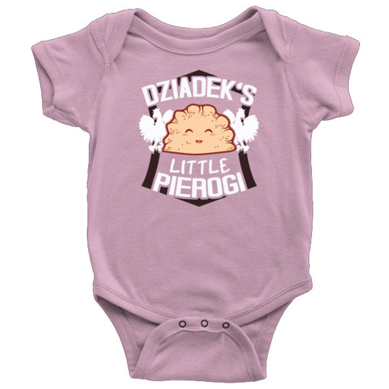 Dziadek\u2019s Little Pierogi Baby Bodysuit Funny Baby Clothes Polish Pride Baby Shower Gift